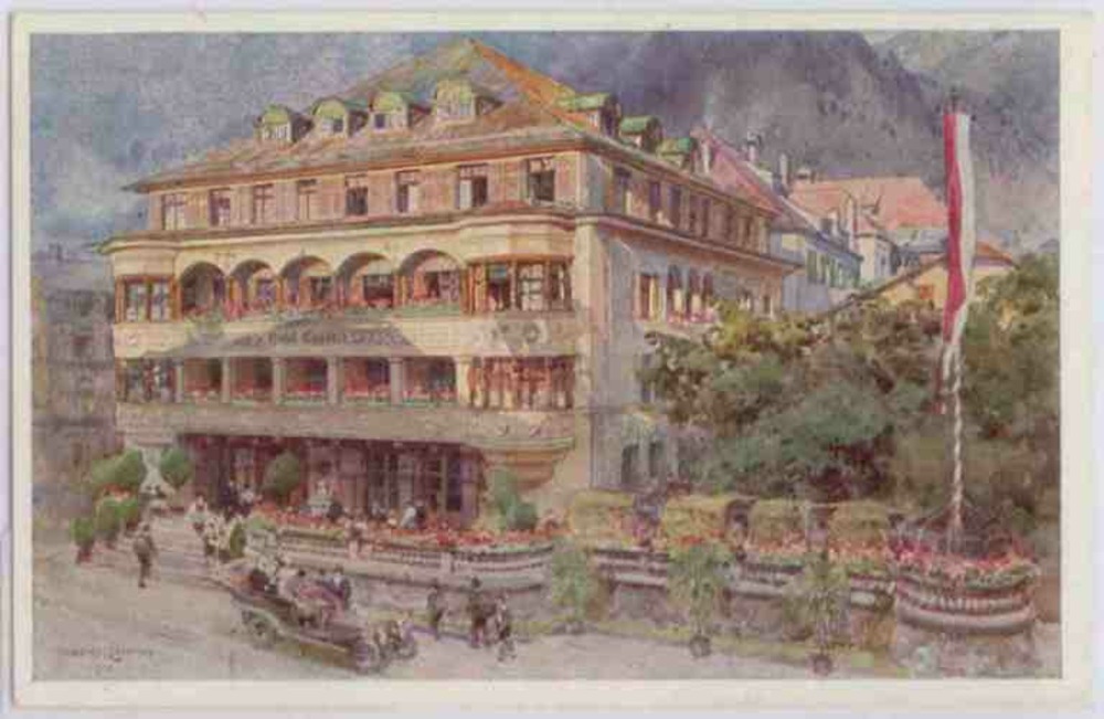 Ansicht Kufstein, Hotel Egger ca. 1915 Ansicht Kufstein, Hotel Egger ca. 1915