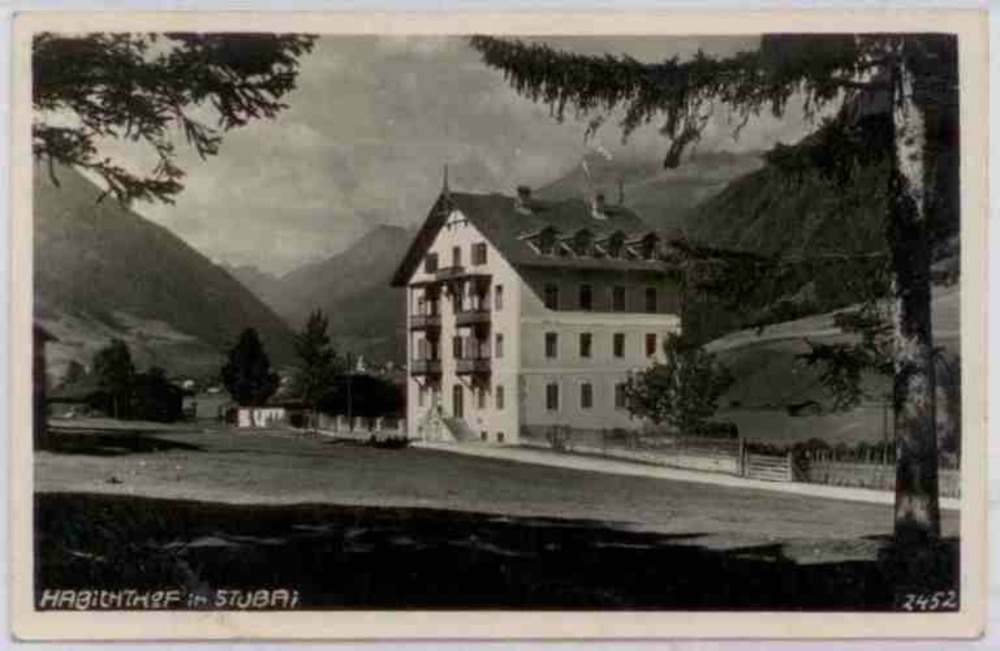 Ansichtskarte Habichthof im Stubai bei Fulpmes in Tirol 1942