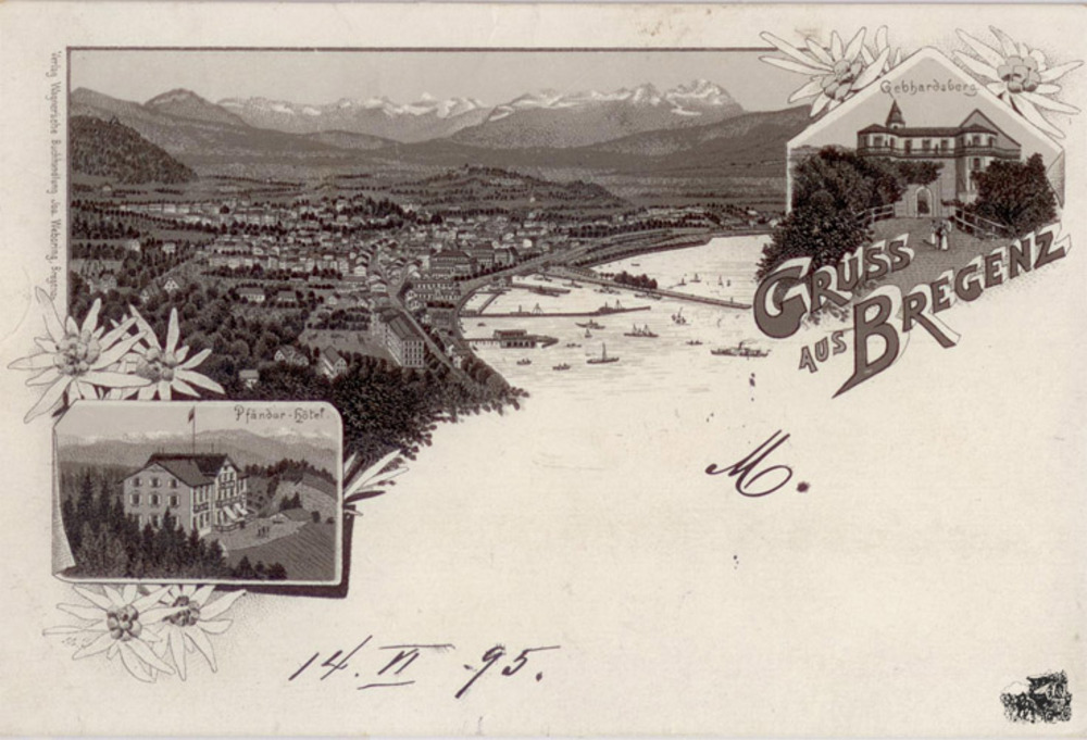 Ansichtskarte Litho Bregenz 1895