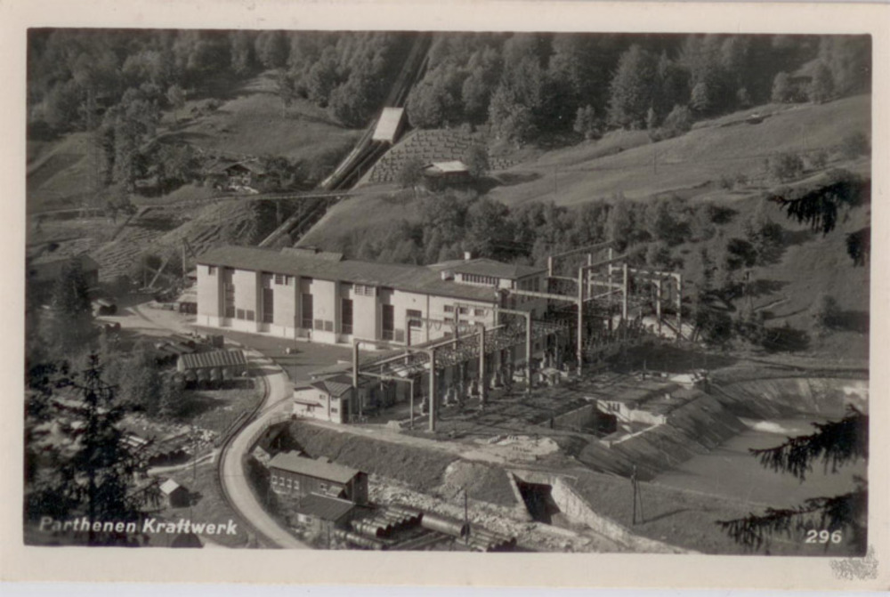 Ansichtskarte Parthenen Kraftwerk (Gaschurn-Partenen) ca.1950