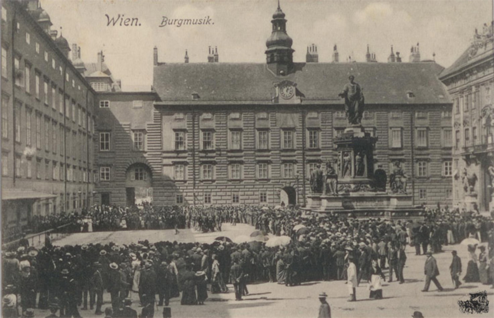 Ansichtskarte Wien Burgmusik ca.1915 Ansichtskarte Wien Burgmusik ca.1915