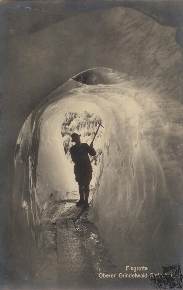 Ansichtskarte Eisgrotte - Oberer Grindelwald-Gletscher