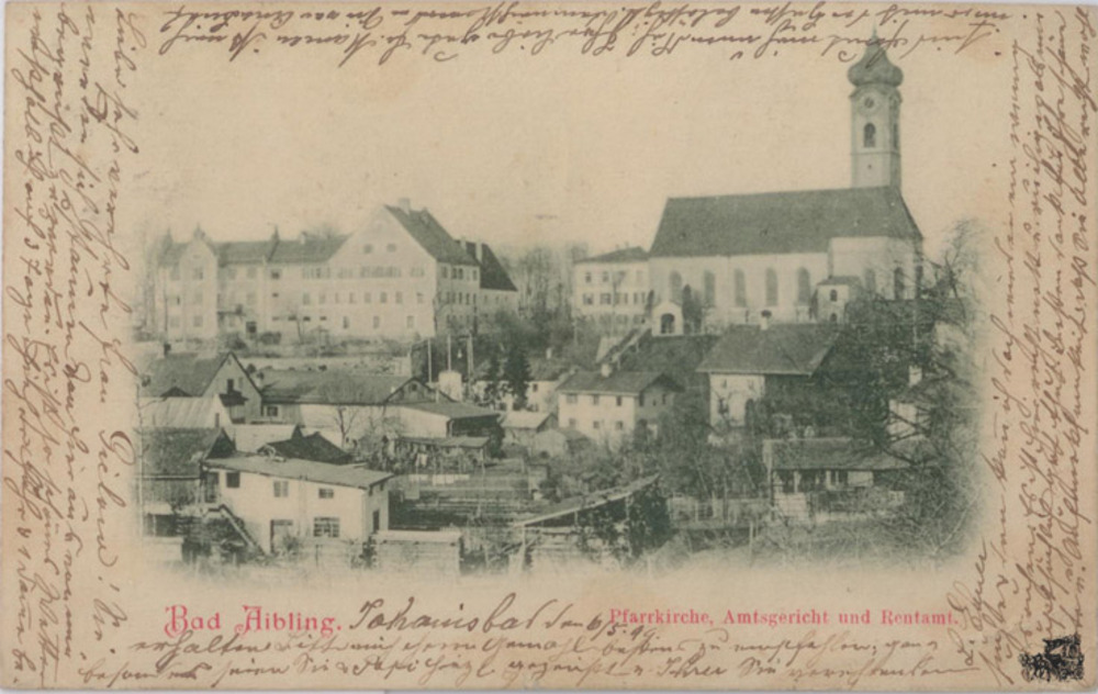 Ansichtskarte Bad Aibling 1899