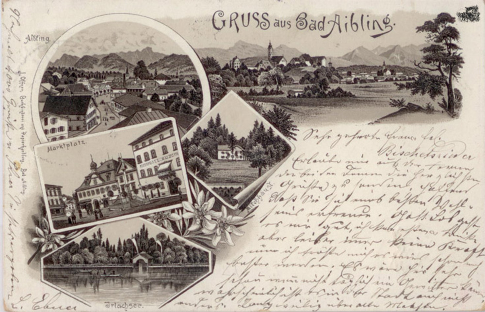 Ansichtskarte Bad Aibling 1896