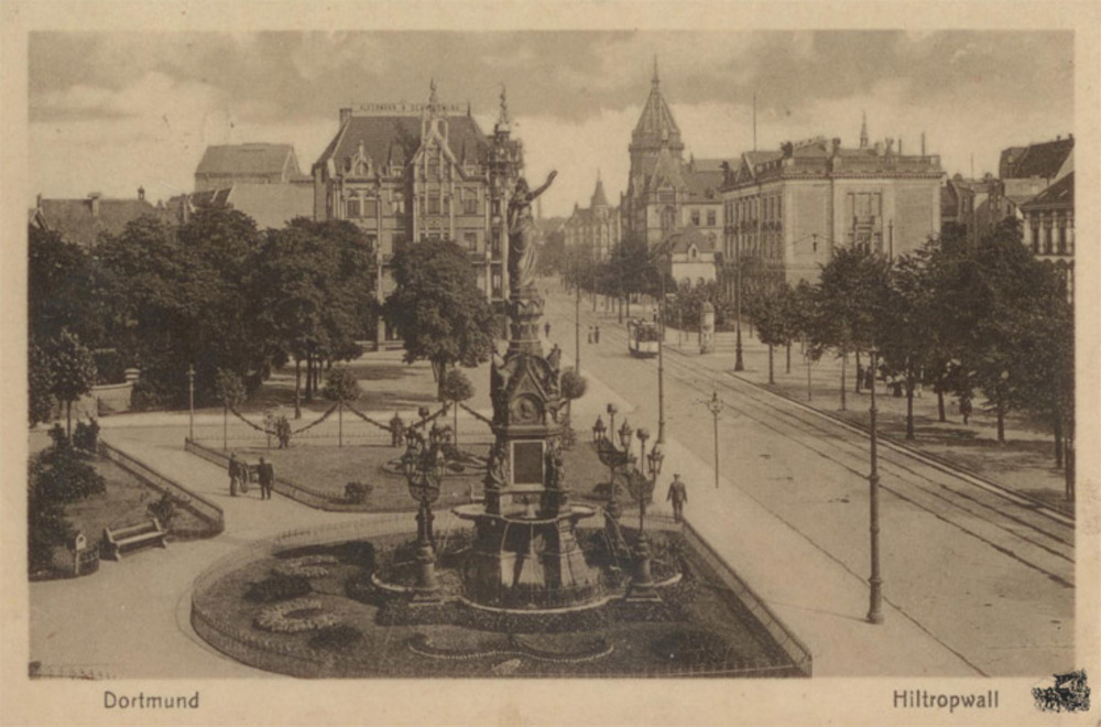 Ansichtskarte Dortmund Hiltropwall ca.1920
