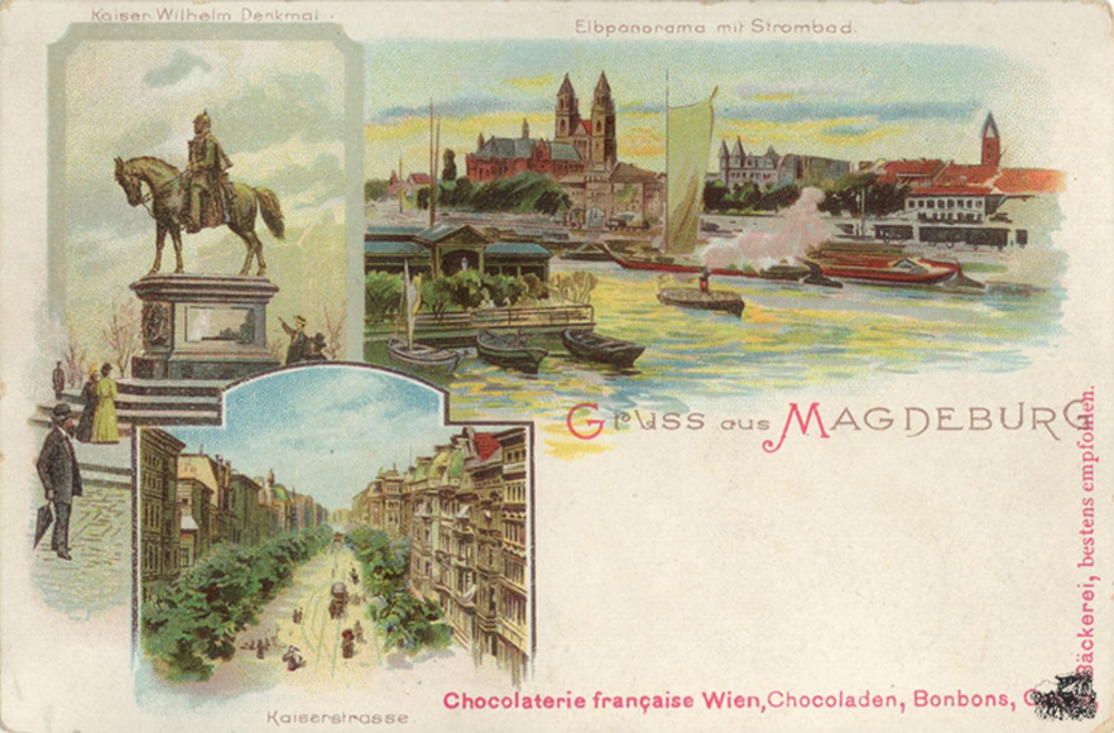 Ansichtskarte Gruss aus Magdeburg Ansichtskarte Gruss aus Magdeburg