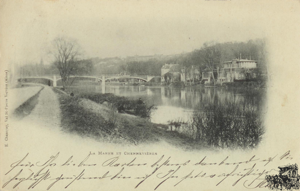 Ansichtskarte La Marne et Chennevieres