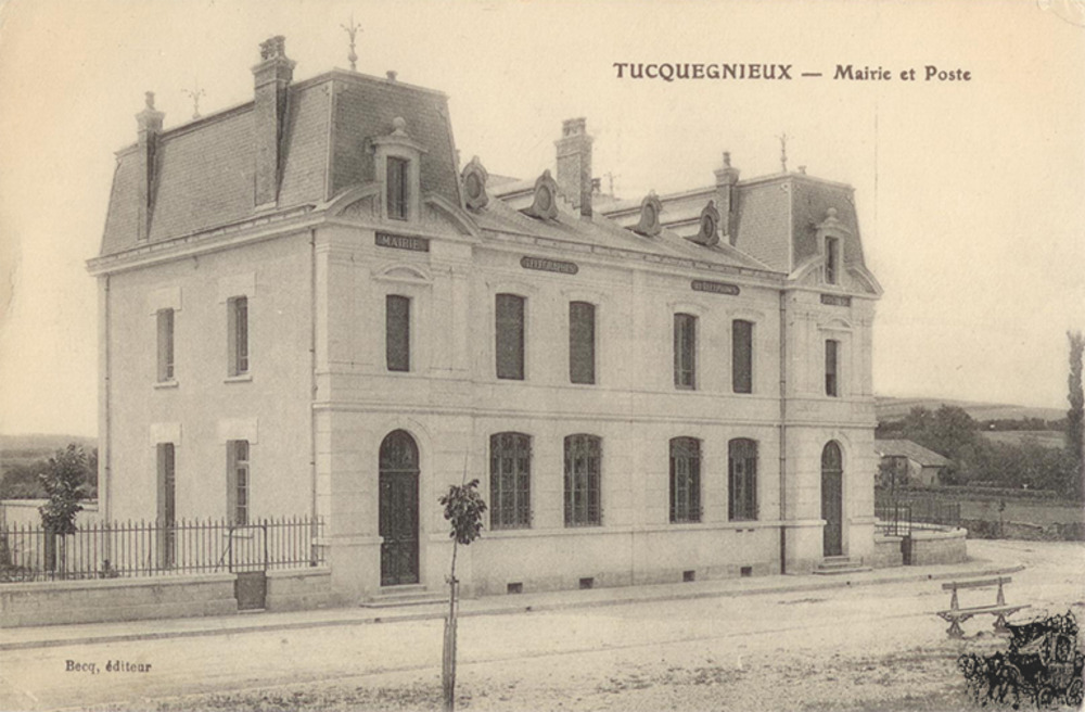 Ansichtskarte Tucquegnieux - Mairie et Poste