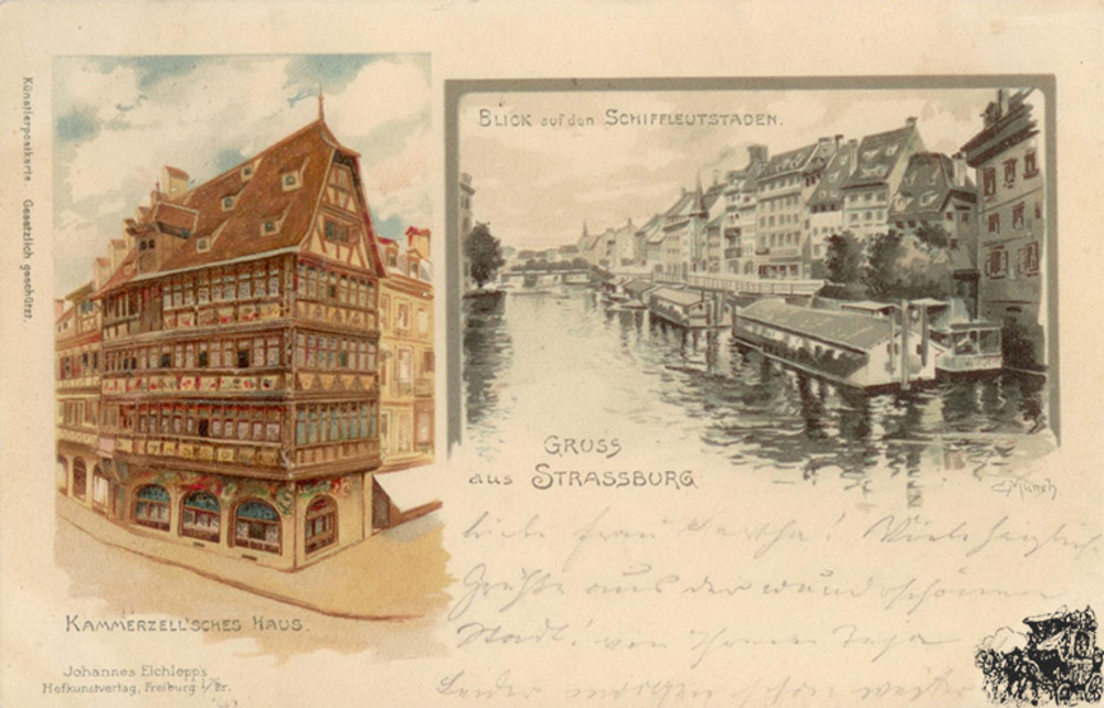 Ansichtskarte Gruss aus Strassburg Ansichtskarte Gruss aus Strassburg