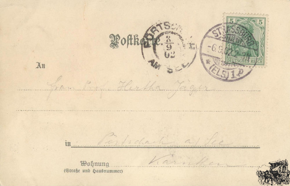Ansichtskarte Gruss aus Strassburg Ansichtskarte Gruss aus Strassburg