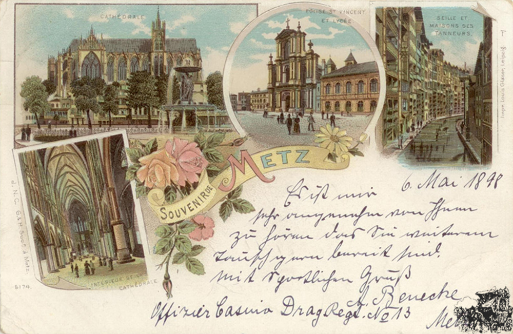 Ansichtskarte Souvenir de Metz