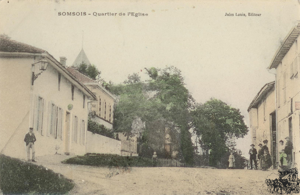 Ansichtskarte Somsois - Quartier de l Eglise
