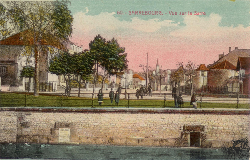 Ansichtskarte Sarrebourg - Vue sur la Sarre Ansichtskarte Sarrebourg - Vue sur la Sarre