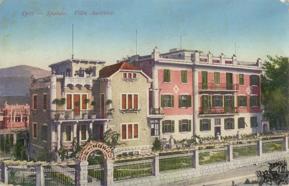 Ansichtskarte Split - Spalato - Villa Anticevic Ansichtskarte Split - Spalato - Villa Anticevic