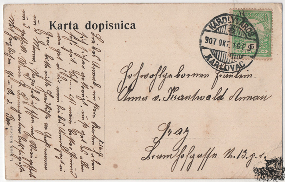 Ansichtskarte - Karlstadt, Kroatien Ansichtskarte - Karlstadt, Kroatien