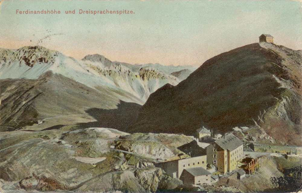 Ansichtskarte Ferdinandshöhe und Dreisprachenspitze Ansichtskarte Ferdinandshöhe und Dreisprachenspitze