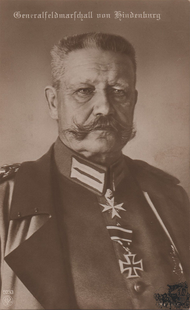 Ansichtskarte Generalfeldmarschall von Hindenburg