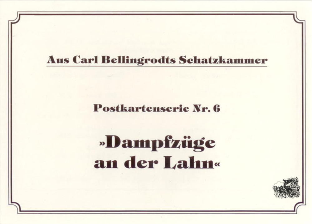 Carl Bellingrodt - Dampfzüge an der Lahn