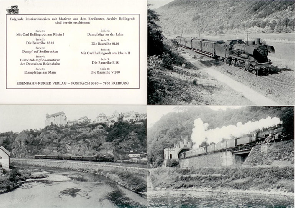 Carl Bellingrodt - Dampfzüge an der Lahn