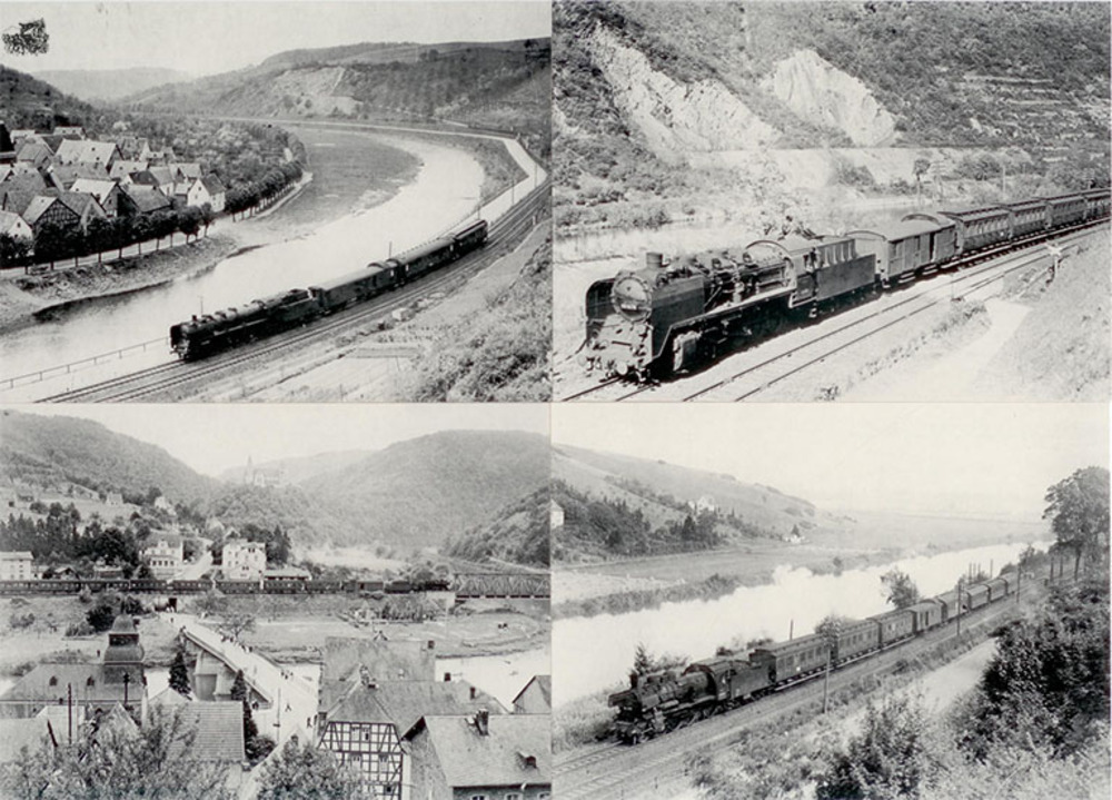 Carl Bellingrodt - Dampfzüge an der Lahn