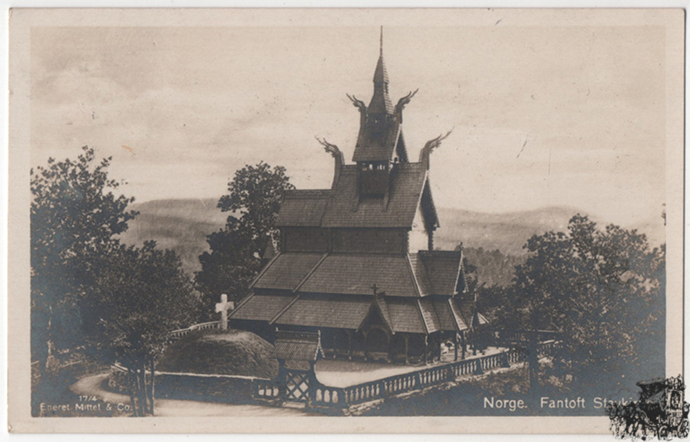 Ansichtskarte Norwegen - Stabkirche Ansichtskarte Norwegen - Stabkirche