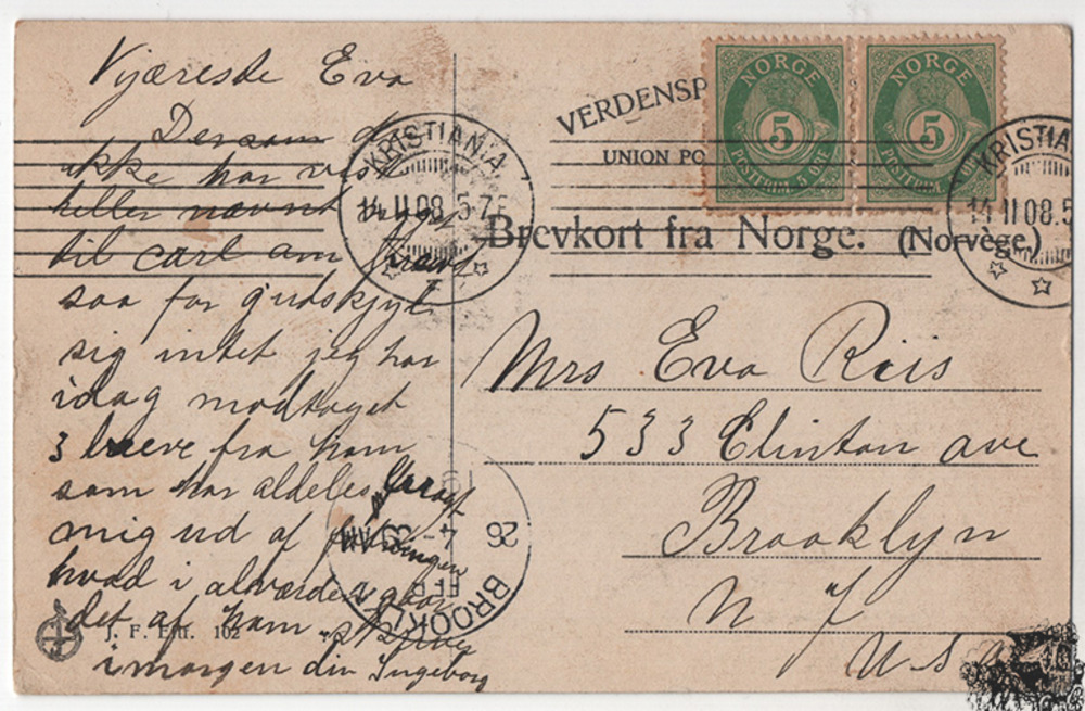 Ansichtskarte Kristiania, Oslo Ansichtskarte Kristiania, Oslo