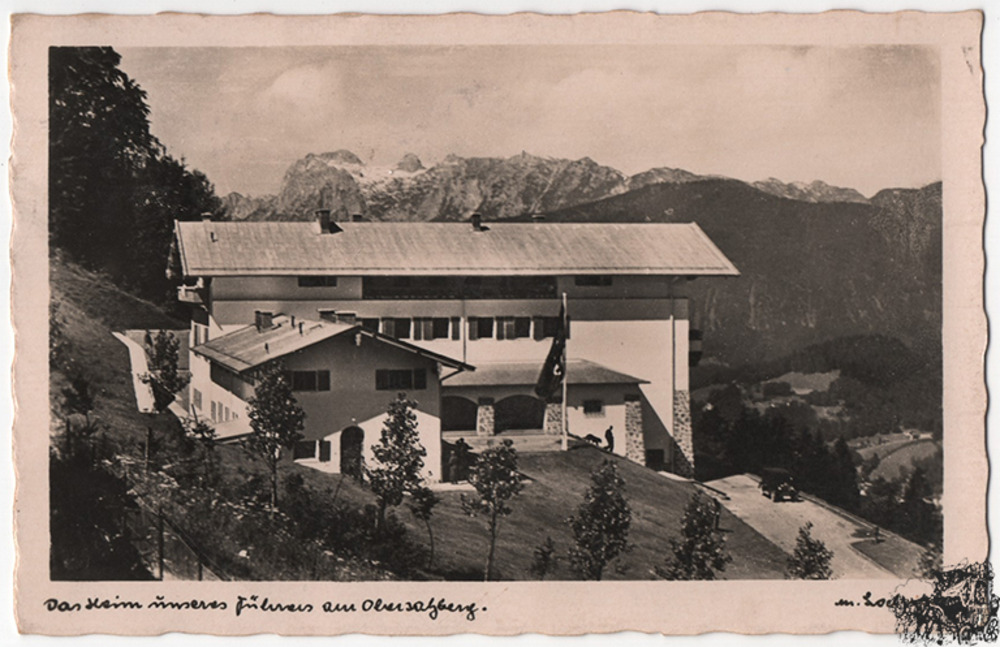 Postkarte: Das Heim unseres Führers am Obersalzberg