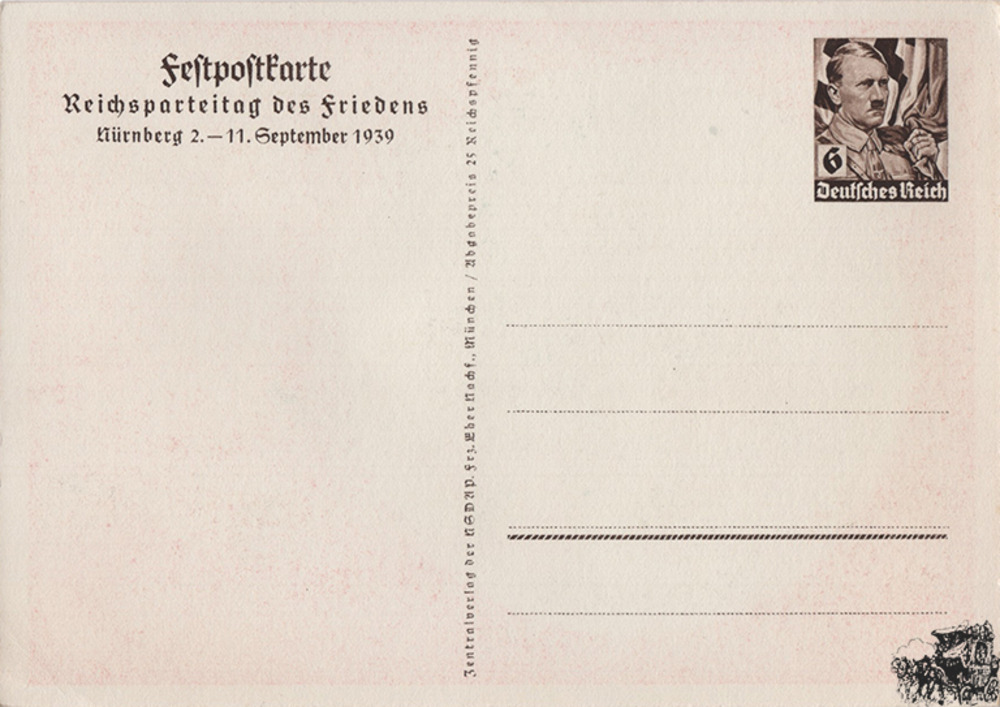 Postkarte: Reichsparteitag Nürnberg