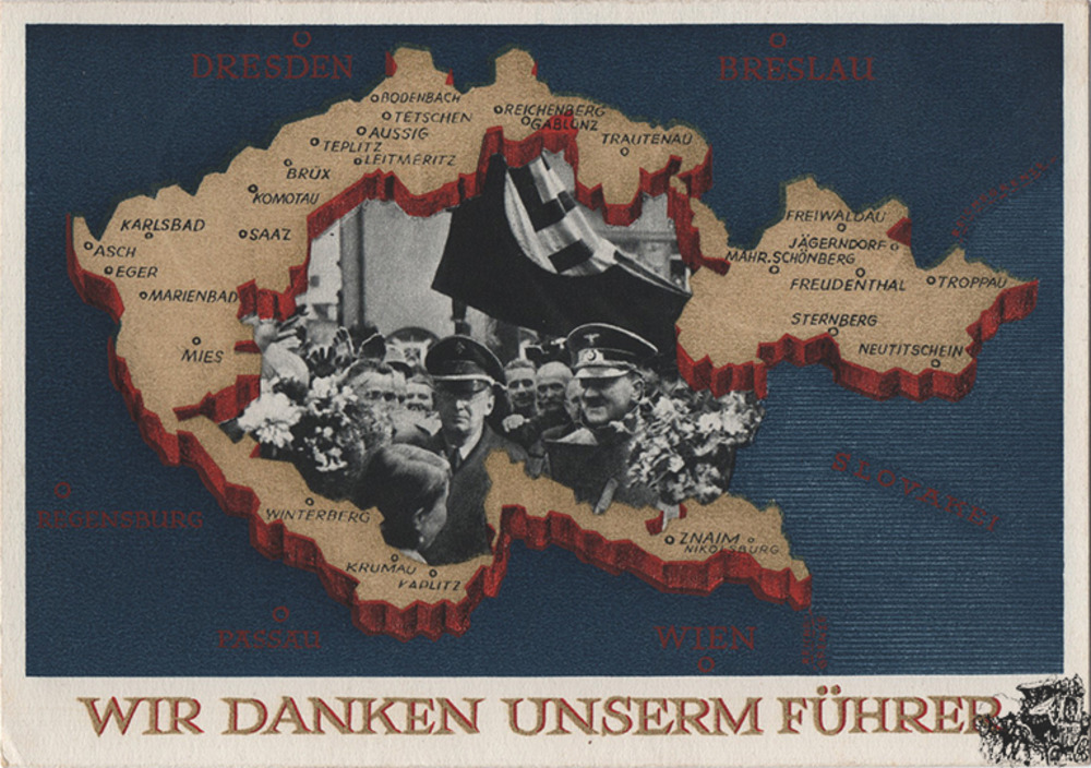 Postkarte: Wir danken unserem Führer