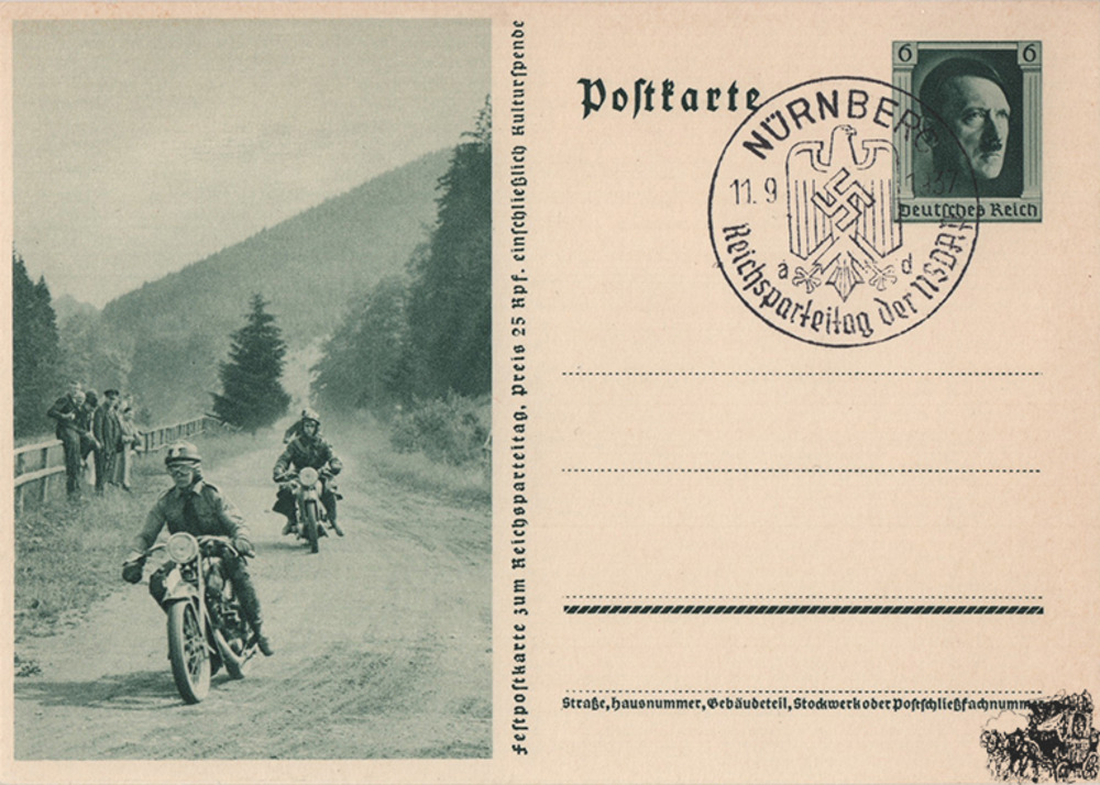 Postkarte: Reichsparteitag