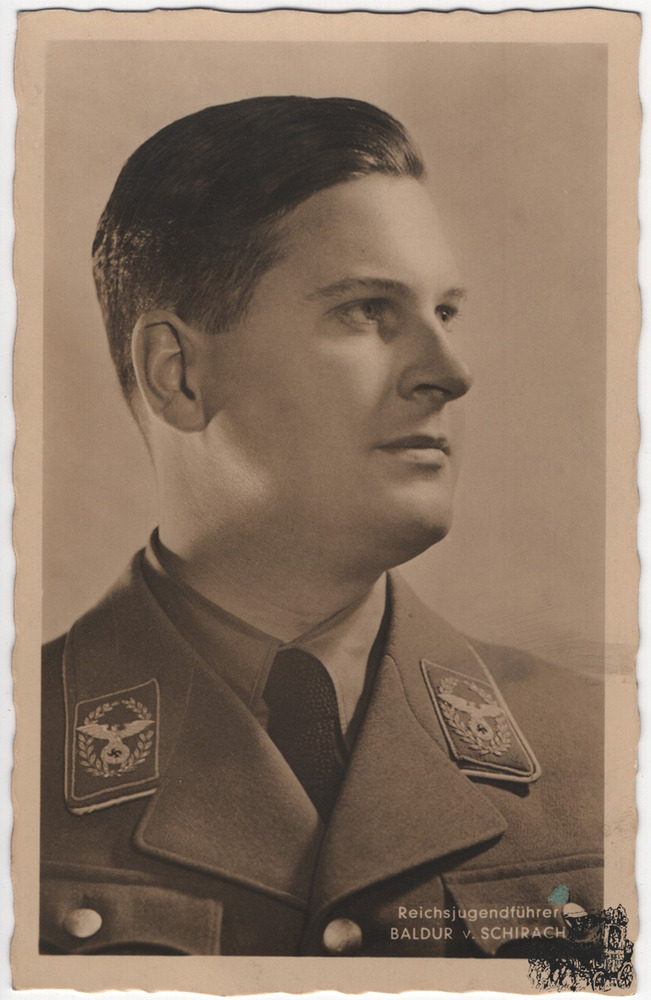 Postkarte: Reichsjugendführer Baldur v. Schirach