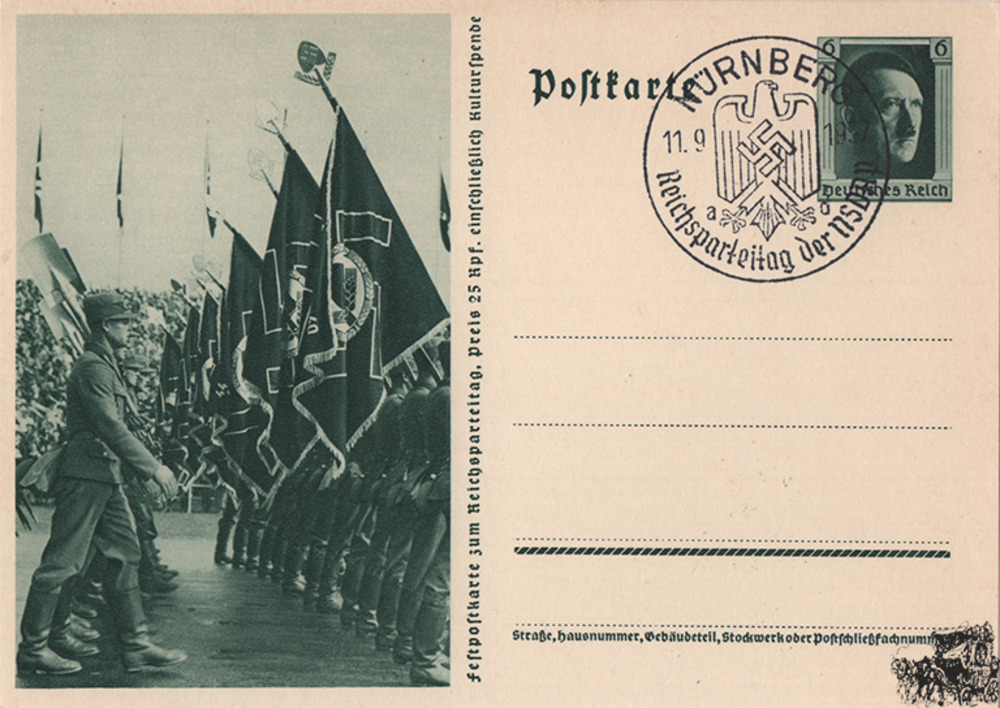 Postkarte: Reichsparteitag