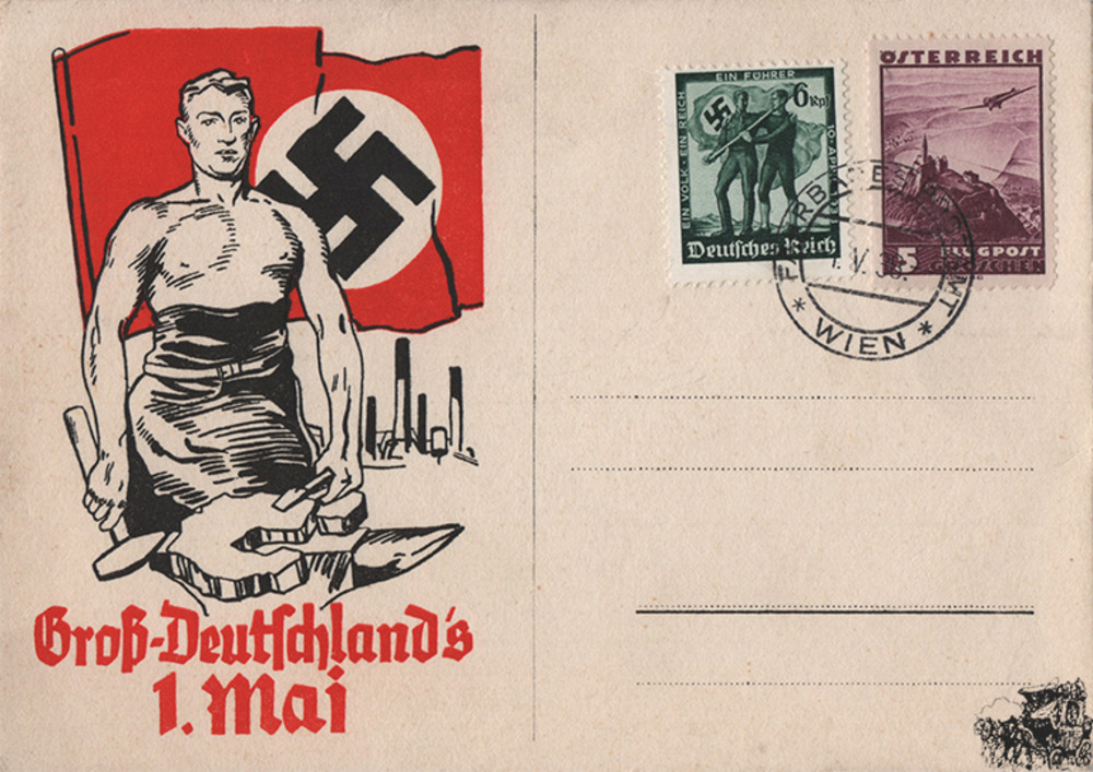 Postkarte: Groß-Deutschlands 1. Mai