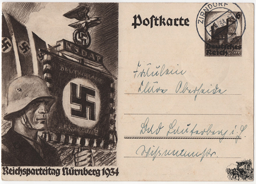 Postkarte: Reichsparteitag Nürnberg 1934