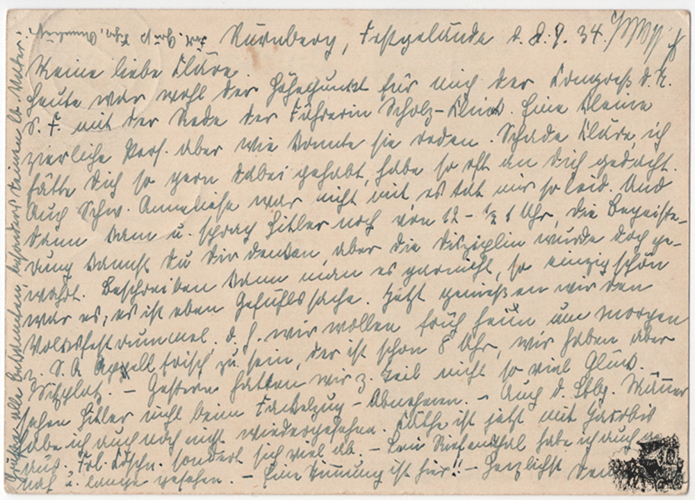 Postkarte: Reichsparteitag Nürnberg 1934
