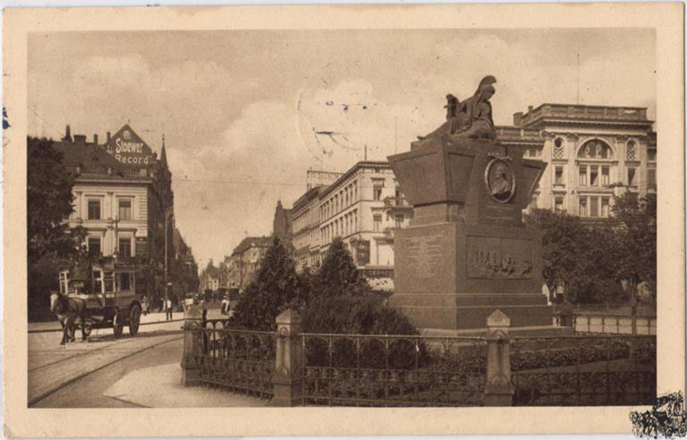 Ansichtskarte Breslau, Schweidnitzerstraße, gelaufen 1913
