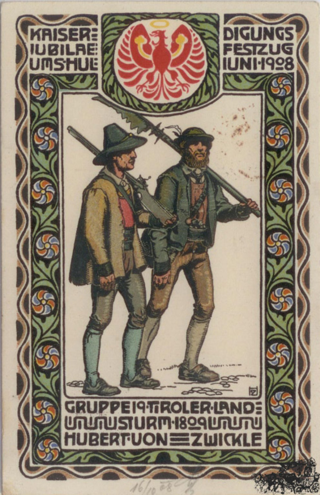 Wiener Werkstätte Nr.170 Hubert von Zwickle Kaiser-Jubiläum Wiener Werkstätte Nr.170 Hubert von Zwickle Kaiser-Jubiläum