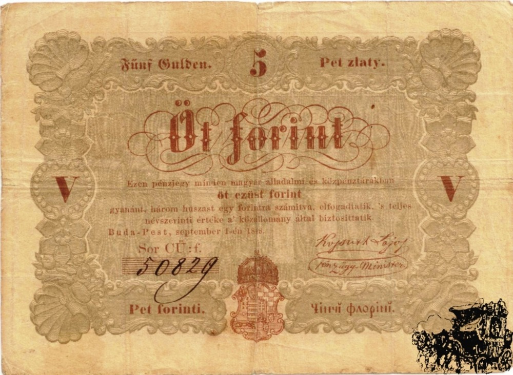 5 Forint 1848 - Ungarn