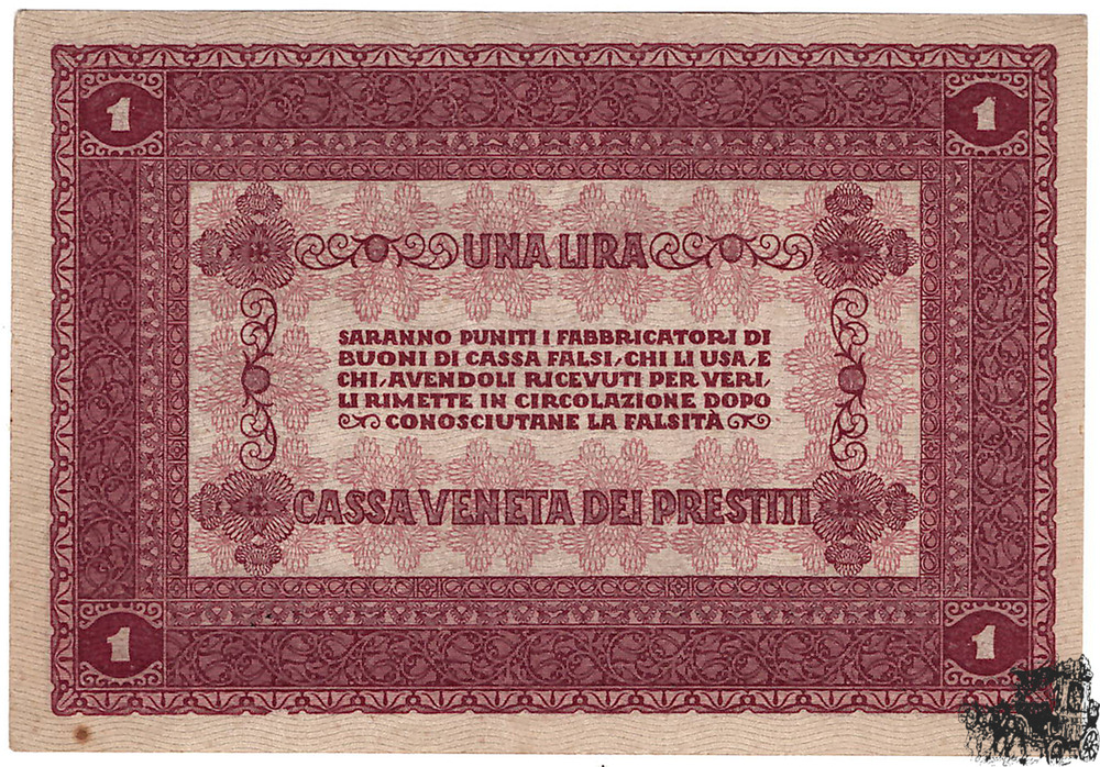 1 Lire 1918 - Cassa Veneta