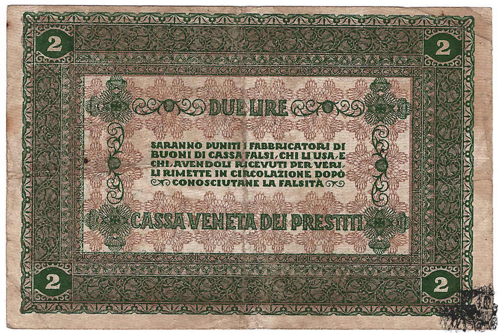 2 Lire 1918 - Cassa Veneta