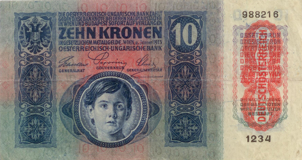 10 Kronen 1919 - Deutschösterreich