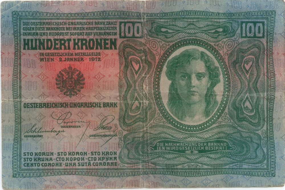 100 Kronen 1919 - Deutschösterreich