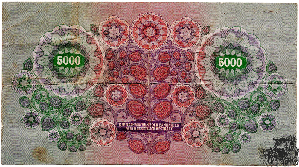 5000 Kronen 1922 - Österreich - schön 5000 Kronen 1922 - Österreich - schön