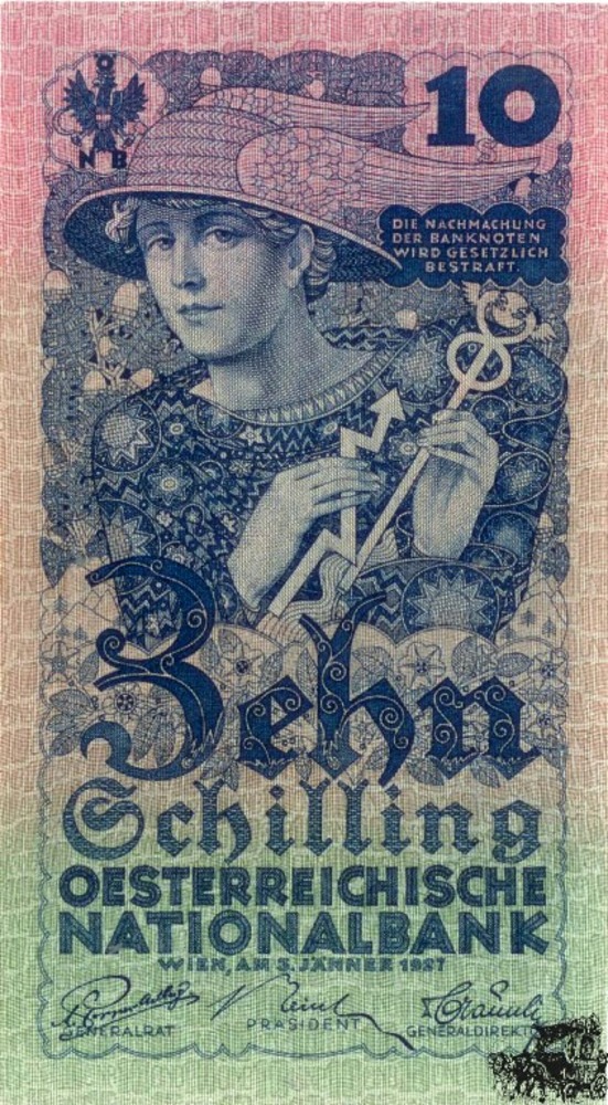 10 Schilling 1927 - Österreich