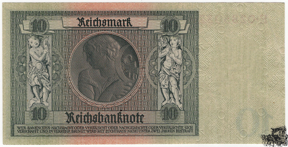 10 Reichsmark 1929 - Deutschland - Kriegsdruck - schön