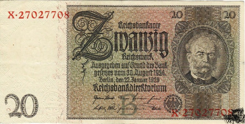 20 Reichsmark 1929 - Deutschland