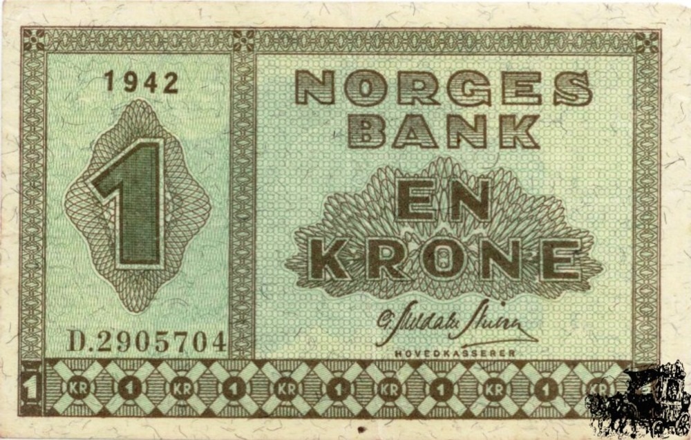 1 Kronen 1942 - Norwegen 1 Kronen 1942 - Norwegen