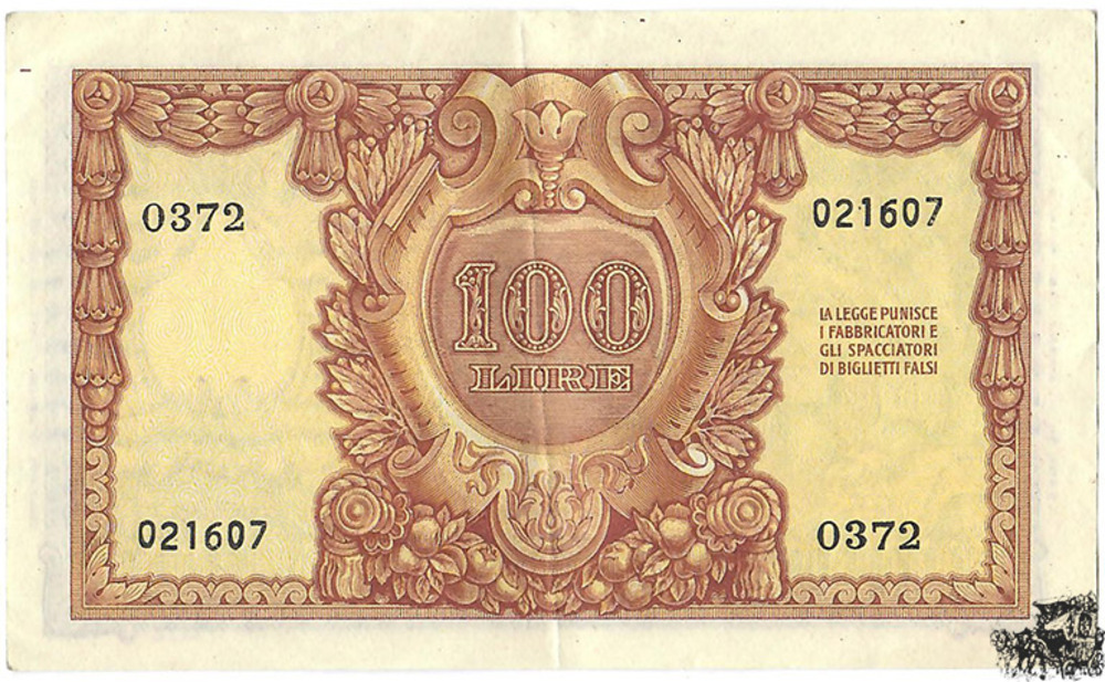 100 Lire 1951 - Italien - vorzüglich