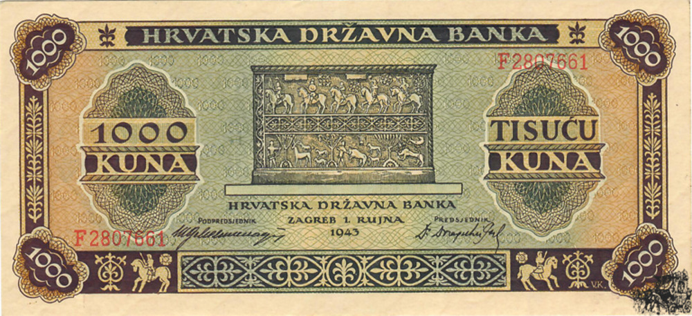 1000 Kuna 1943