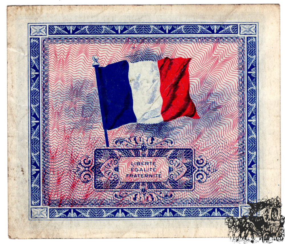 2 Francs 1944 - sehr schön